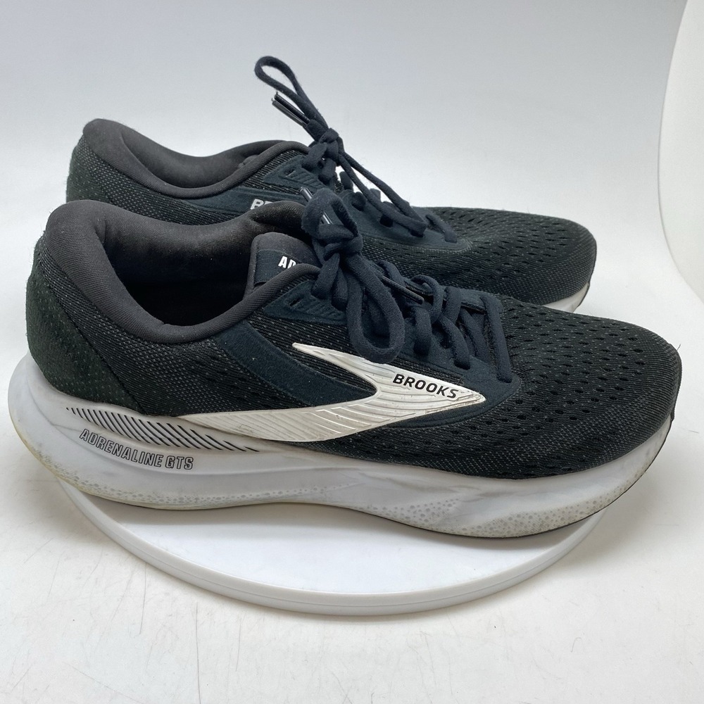 Brooks Sneakers 9.5 D Womens Adrenaline GTS 24 1204261D087‎ Black Running Shoes
